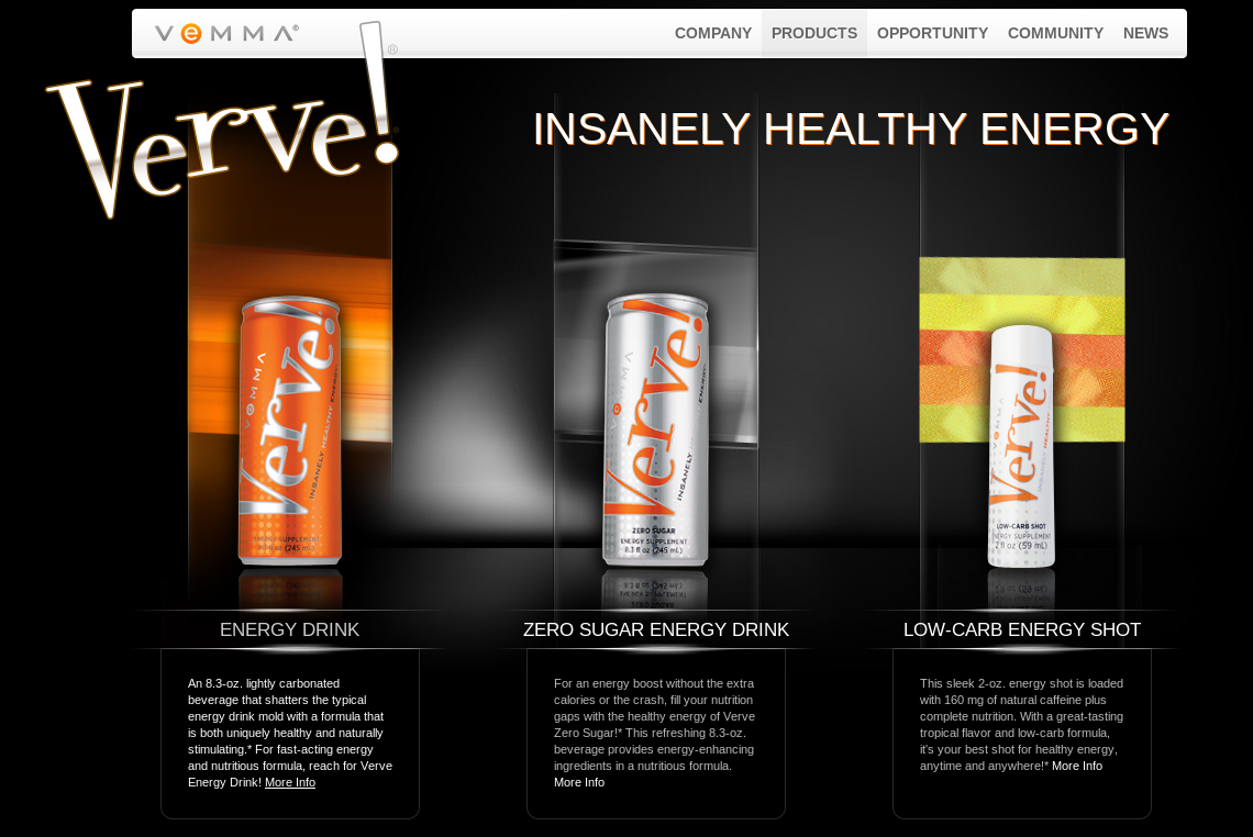 Verve Insanely Healthy Energy!