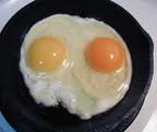 Eggs in a frying Pan